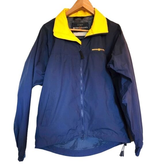 Henri Lloyd Mens Small Sailing Jacket Blue Waterproof Lightweight Windbreaker - Picture 1 of 9